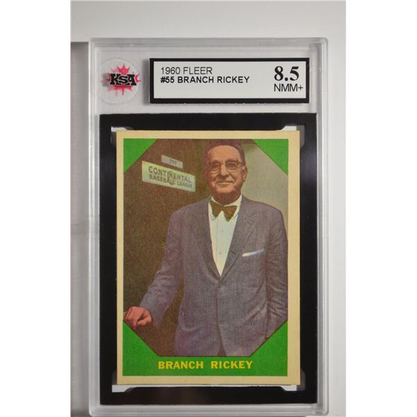 1960 Fleer #55 Branch Rickey