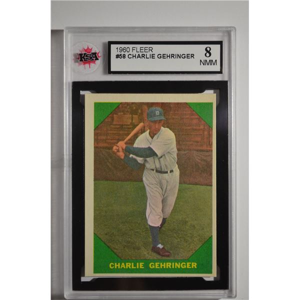 1960 Fleer #58 Charley Gehringer