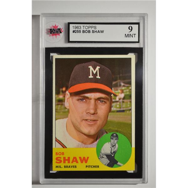 1963 Topps #255 Bob Shaw