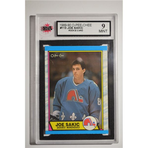 1989-90 O-Pee-Chee #113 Joe Sakic RC