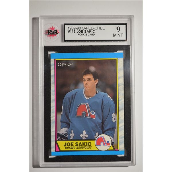1989-90 O-Pee-Chee #113 Joe Sakic RC