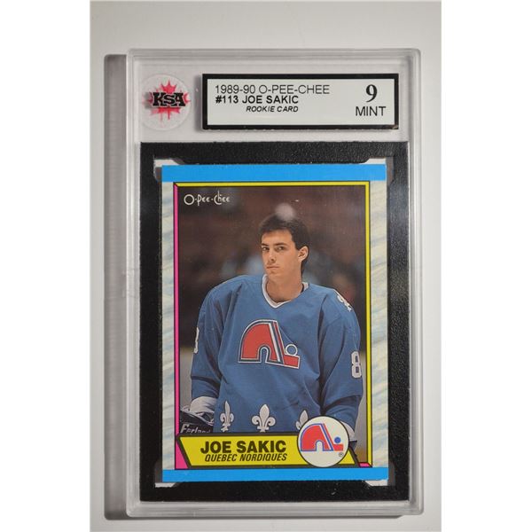 1989-90 O-Pee-Chee #113 Joe Sakic RC