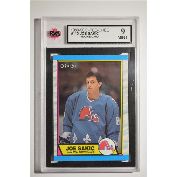 1989-90 O-Pee-Chee #113 Joe Sakic RC
