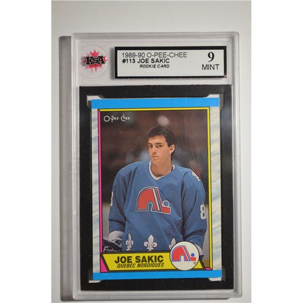 1989-90 O-Pee-Chee #113 Joe Sakic RC