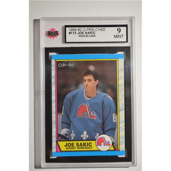 1989-90 O-Pee-Chee #113 Joe Sakic RC