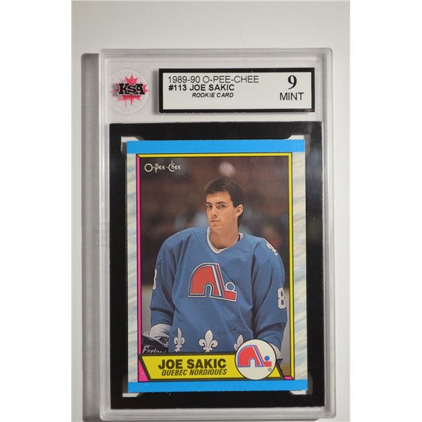 1989-90 O-Pee-Chee #113 Joe Sakic RC