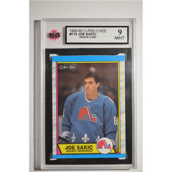1989-90 O-Pee-Chee #113 Joe Sakic RC
