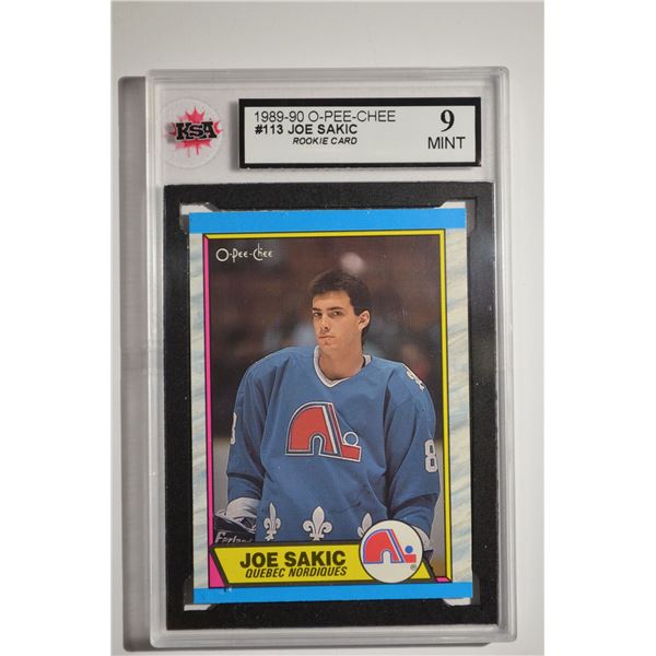 1989-90 O-Pee-Chee #113 Joe Sakic RC