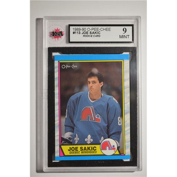 1989-90 O-Pee-Chee #113 Joe Sakic RC