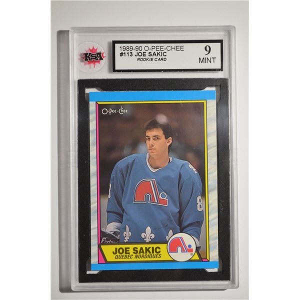 1989-90 O-Pee-Chee #113 Joe Sakic RC