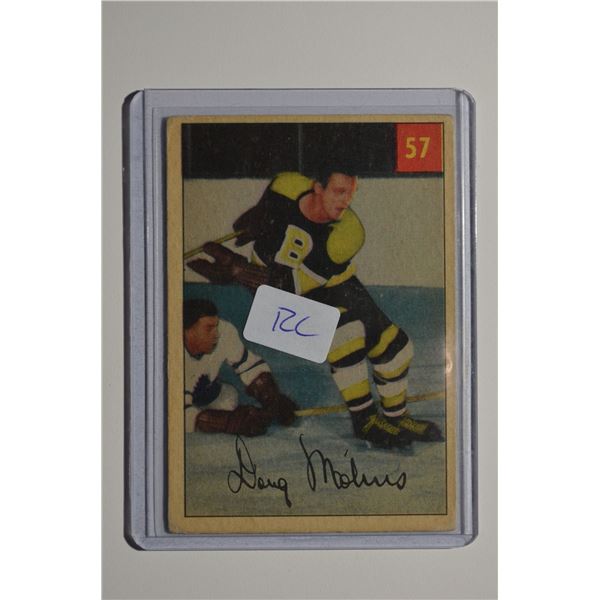 1954-55 Parkhurst #57 Doug Mohns RC