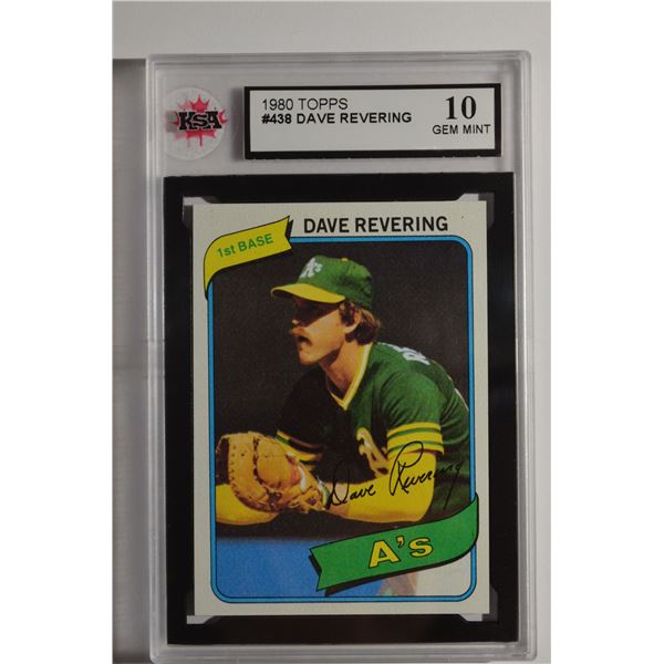 1980 Topps #438 Dave Revering