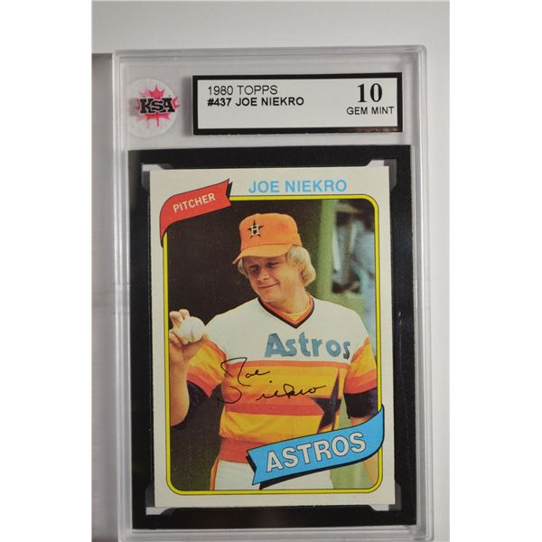 1980 Topps #437 Joe Niekro
