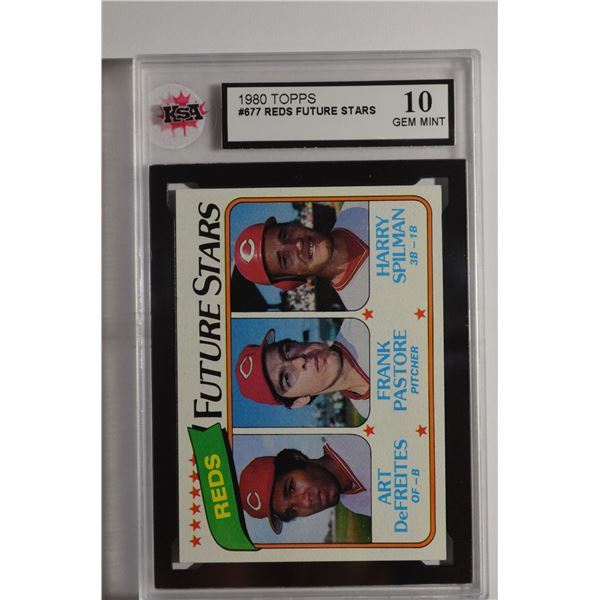 1980 Topps #677 Art DeFreites RC/Frank Pastore RC/Harry Spilman