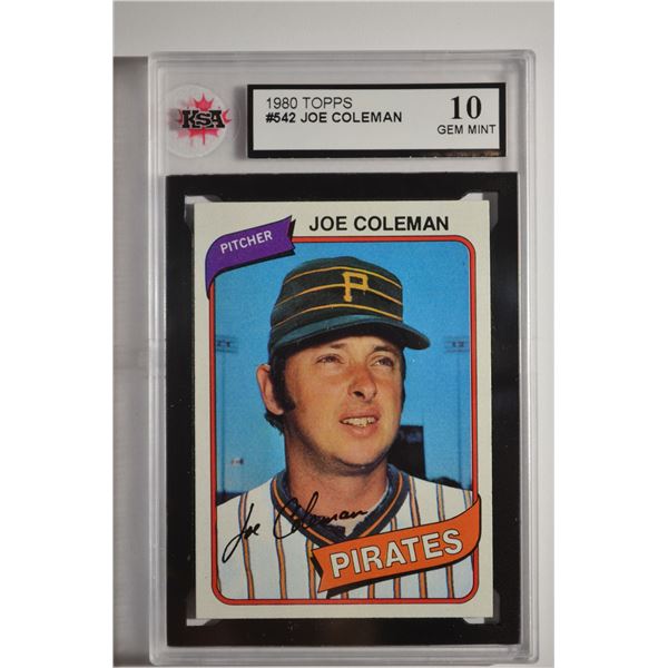 1980 Topps #542 Joe Coleman