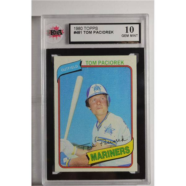 1980 Topps #481 Tom Paciorek
