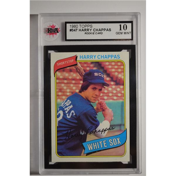 1980 Topps #347 Harry Chappas RC