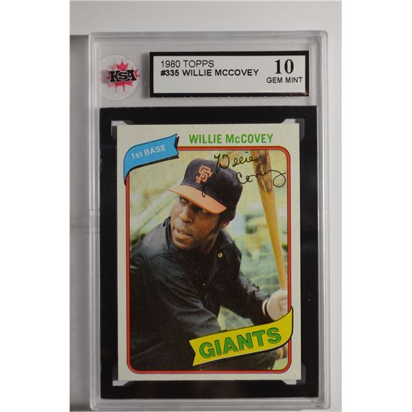 1980 Topps #335 Willie McCovey
