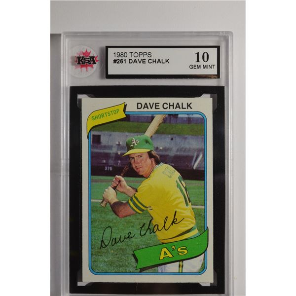 1980 Topps #261 Dave Chalk