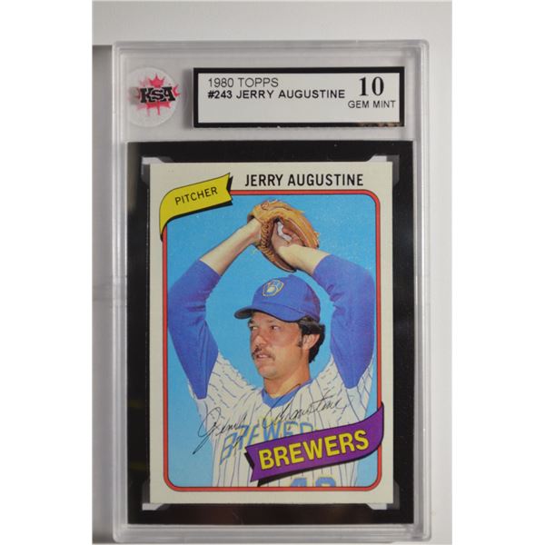 1980 Topps #243 Jerry Augustine