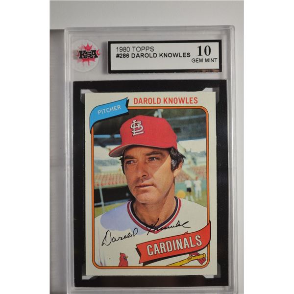 1980 Topps #286 Darold Knowles DP