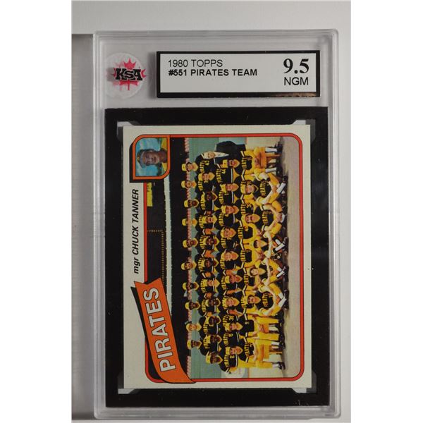 1980 Topps #551 Pittsburgh Pirates CL/Chuck Tanner MG