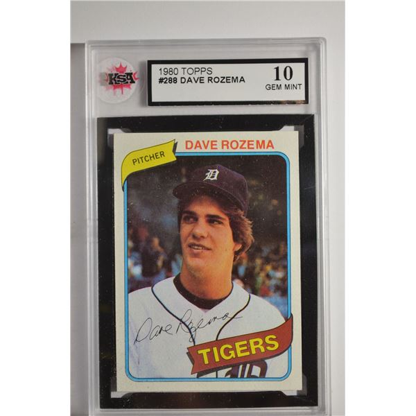 1980 Topps #288 Dave Rozema