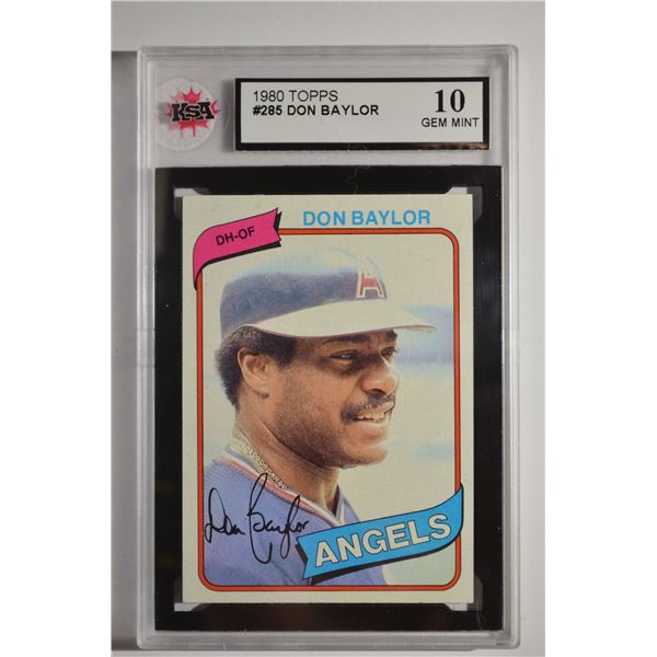 1980 Topps #285 Don Baylor