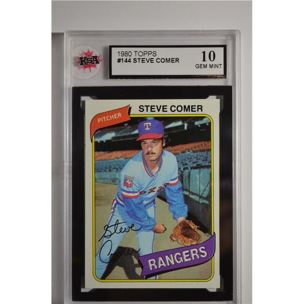 1980 Topps #144 Steve Comer
