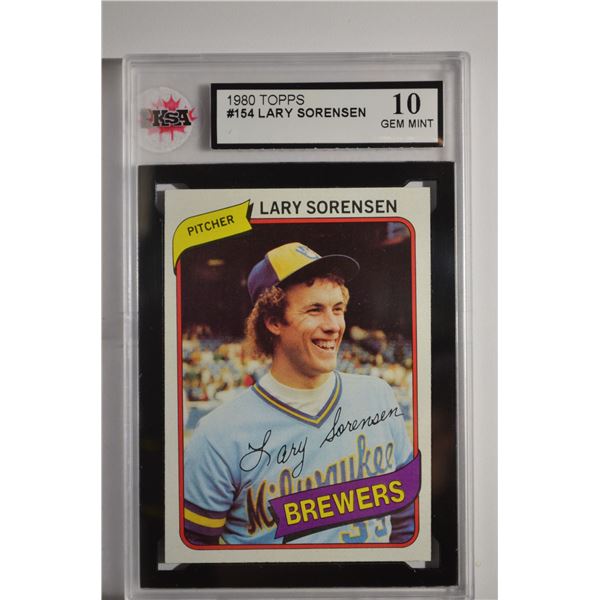 1980 Topps #154 Lary Sorensen
