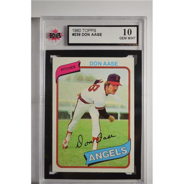 1980 Topps #239 Don Aase