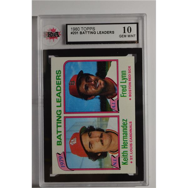 1980 Topps #201 Batting Leaders/Keith Hernandez/Fred Lynn