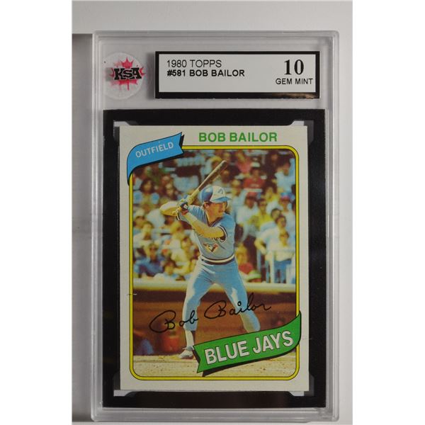 1980 Topps #581 Bob Bailor