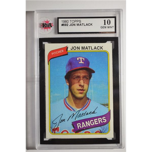 1980 Topps #592 Jon Matlack