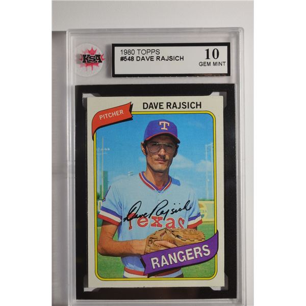 1980 Topps #548 Dave Rajsich