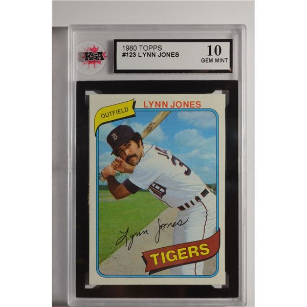 1980 Topps #123 Lynn Jones RC
