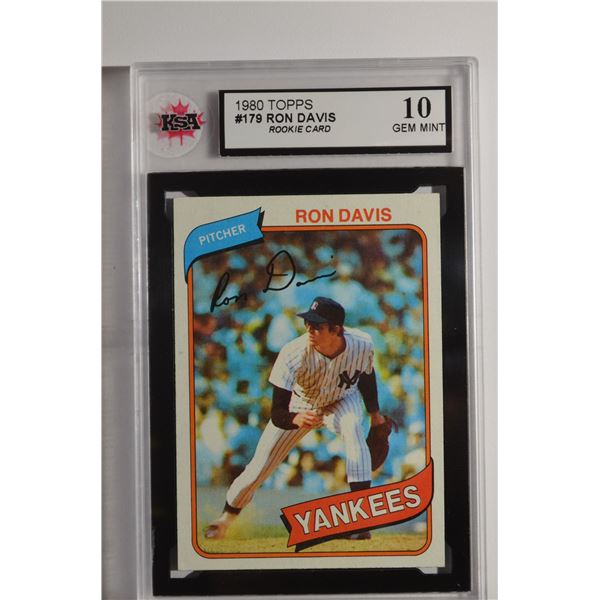 1980 Topps #179 Ron Davis RC