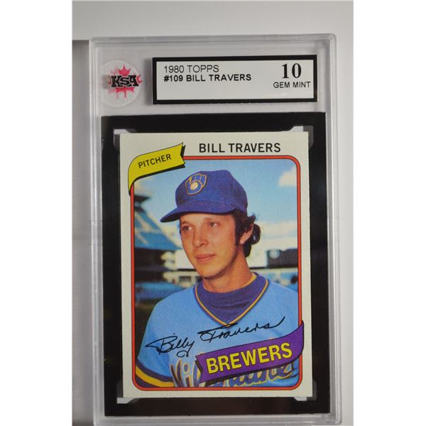 1980 Topps #109 Bill Travers