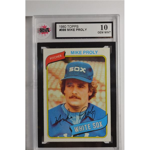 1980 Topps #399 Mike Proly DP