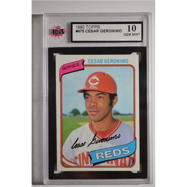 1980 Topps #475 Cesar Geronimo