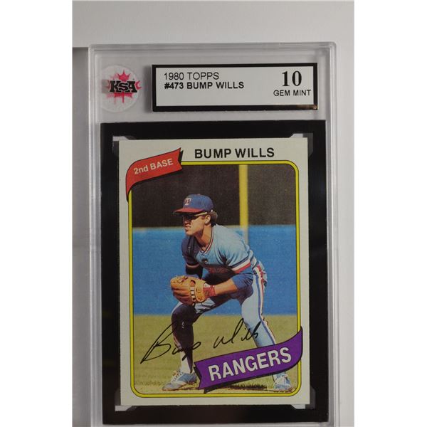 1980 Topps #473 Bump Wills
