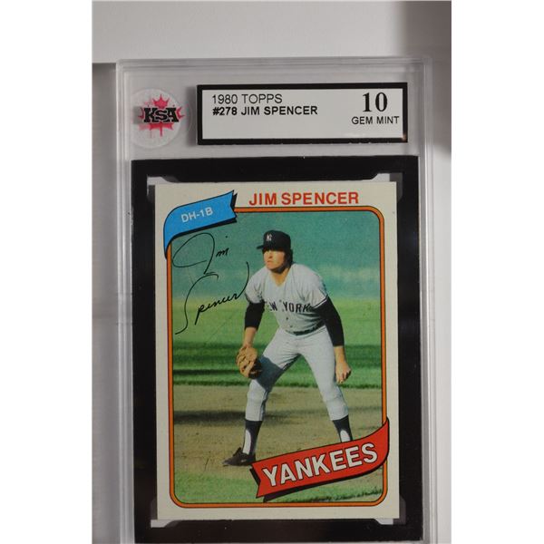 1980 Topps #278 Jim Spencer