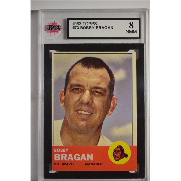 1963 Topps #73 Bobby Bragan MG RC
