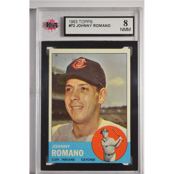 1963 Topps #72 Johnny Romano