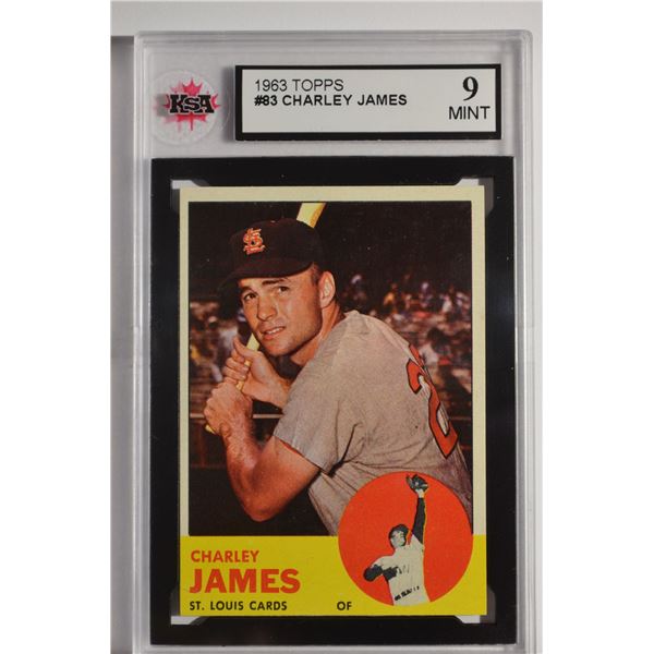 1963 Topps #83 Charley James