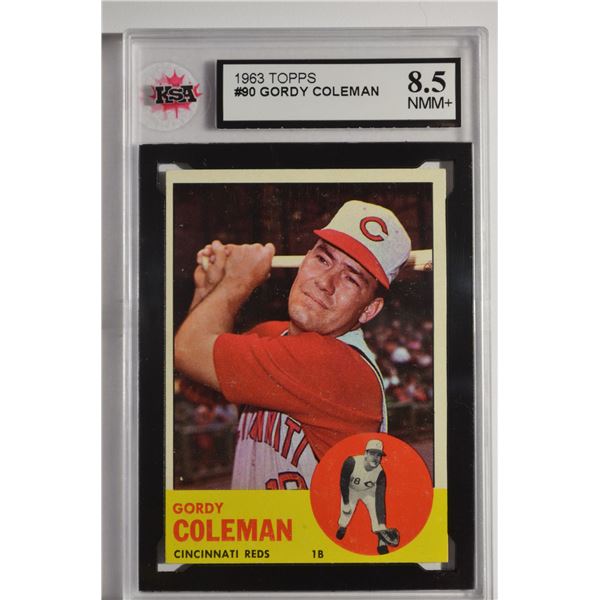 1963 Topps #90 Gordy Coleman