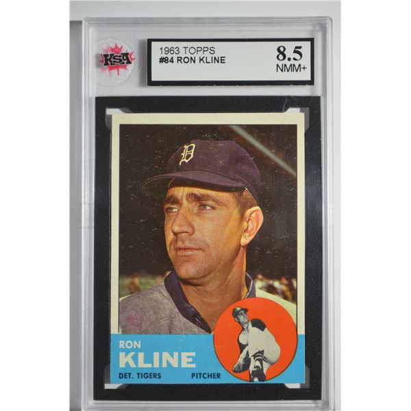 1963 Topps #84 Ron Kline