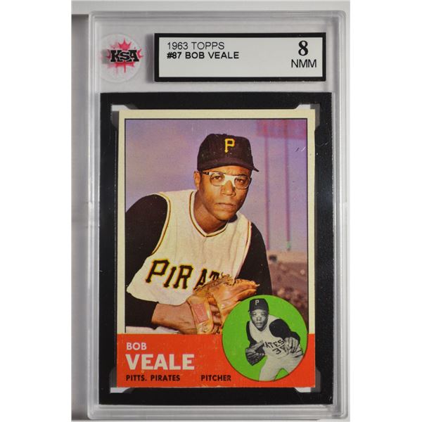 1963 Topps #87 Bob Veale
