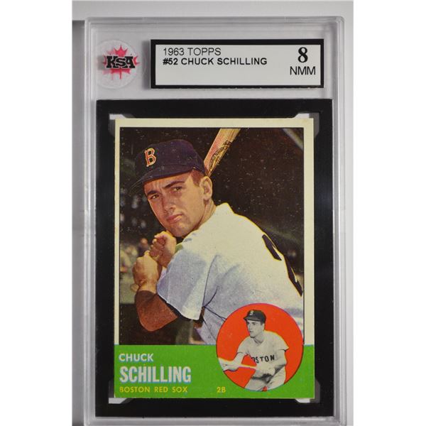 1963 Topps #52 Chuck Schilling