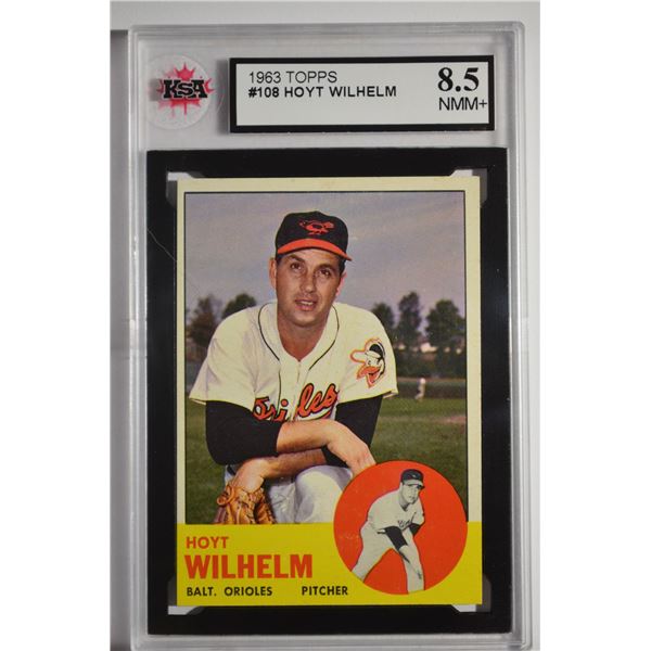 1963 Topps #108 Hoyt Wilhelm